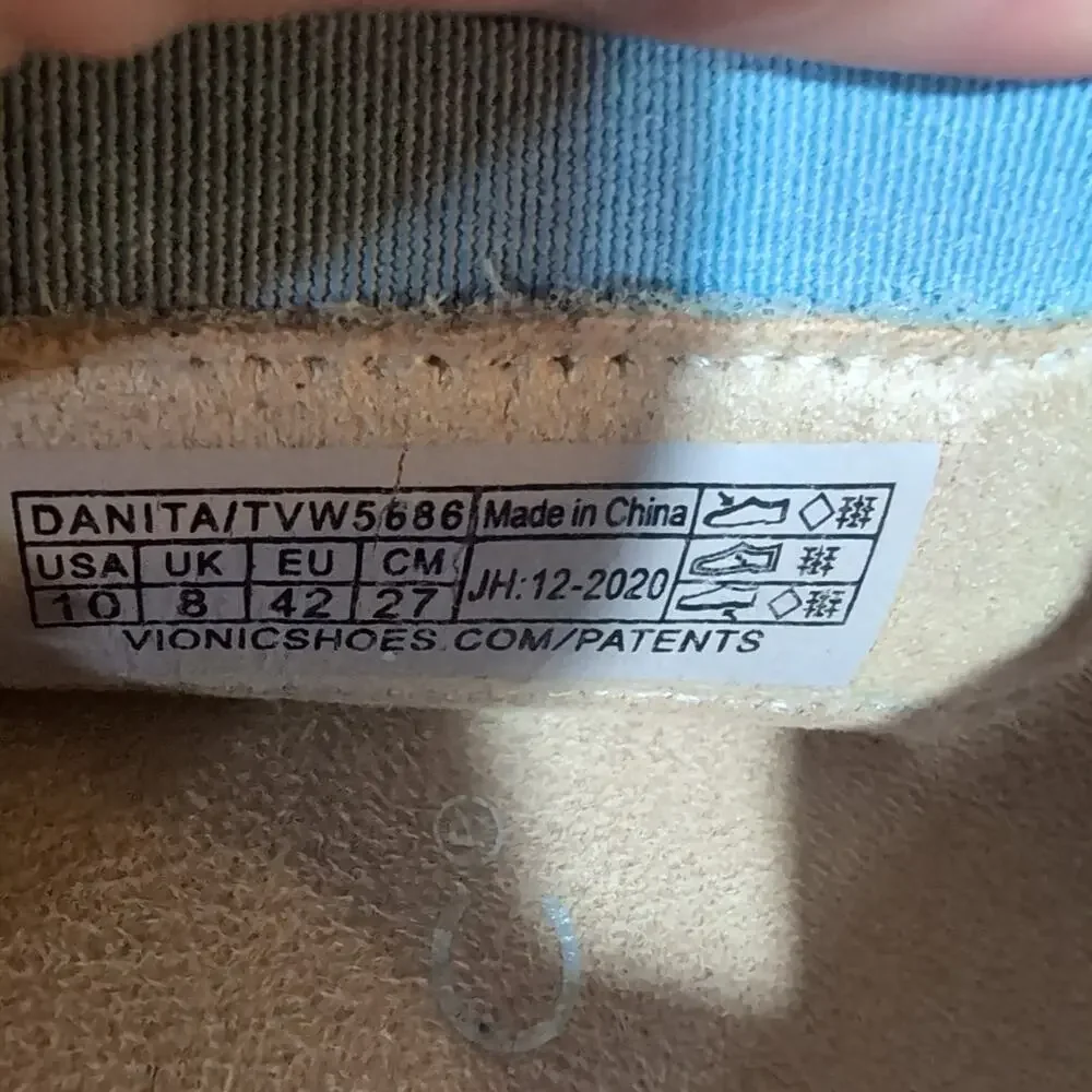 Vionic Danita Women's Slingback Sandals Size 10 Sky Blue